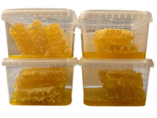 100% Real Raw Pure Honeycomb 1KG Tub. Brand New Harvest.
