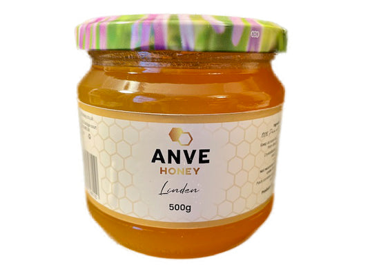 100% Real Raw Pure Linden Honey 500G Jar. Brand New Harvest.
