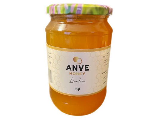 100% Real Raw Pure Linden Honey 1KG Jar. Brand New Harvest.