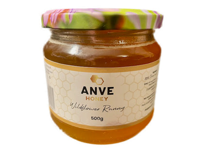100% Real Raw Pure Wildflower Honey 500G Jar. Brand New Harvest.