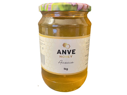 100% Real Raw Pure Acacia Honey 1KG Jar. Brand New Harvest.