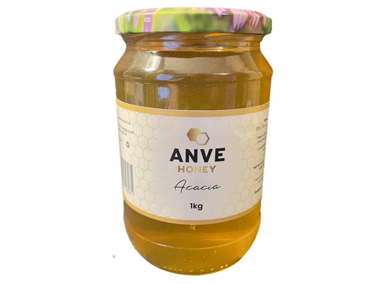 100% Real Raw Pure Acacia Honey 1KG Jar. Brand New Harvest.