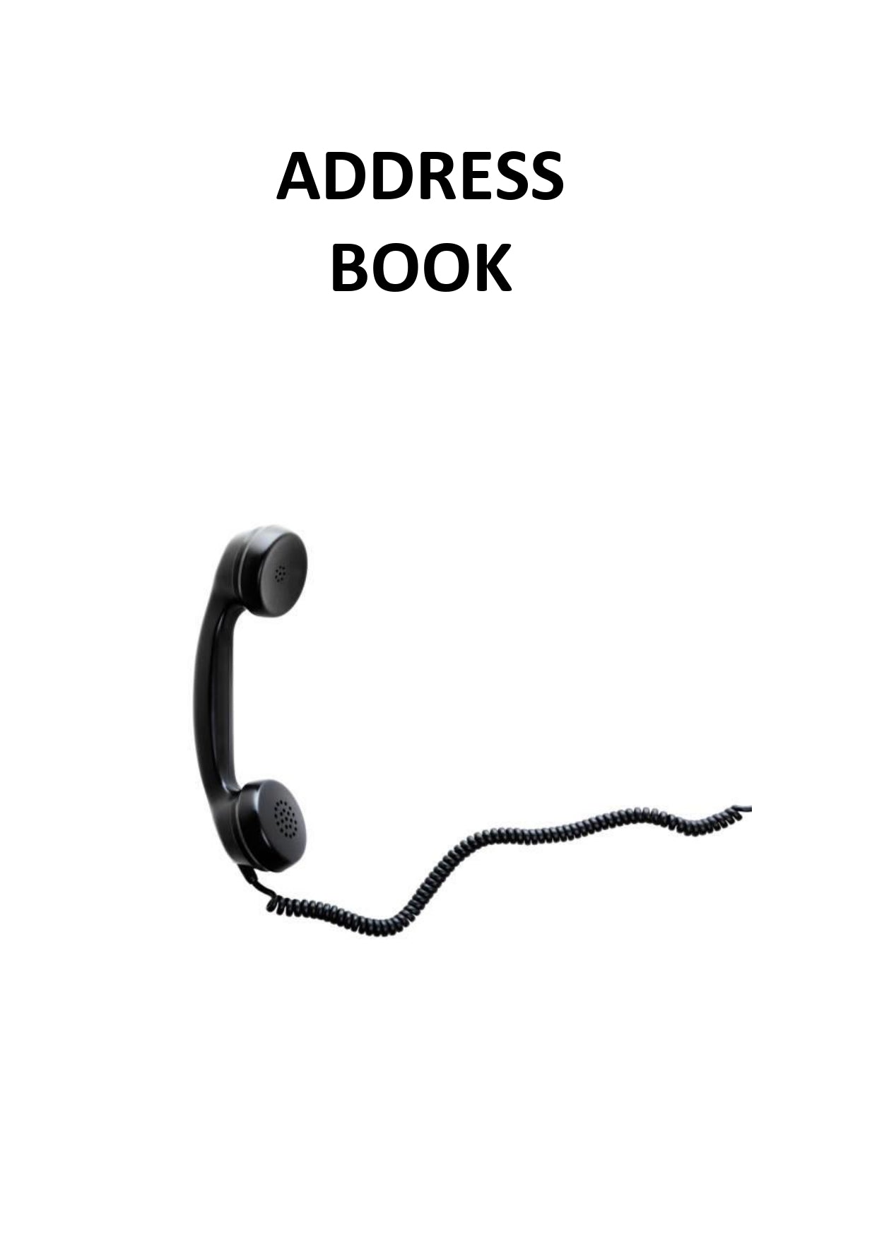 Simple Digital Address Book