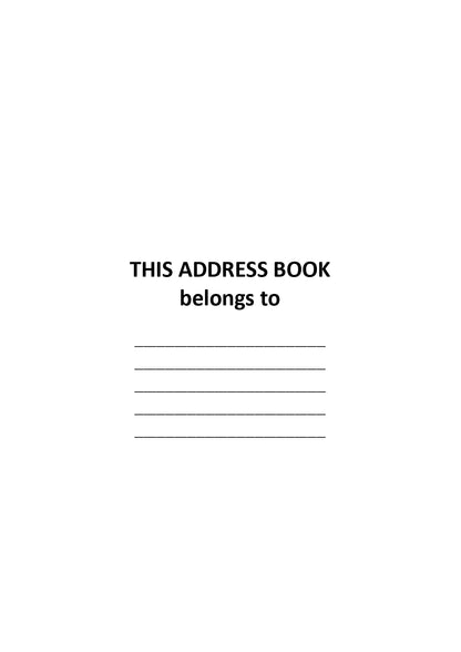 Simple Digital Address Book
